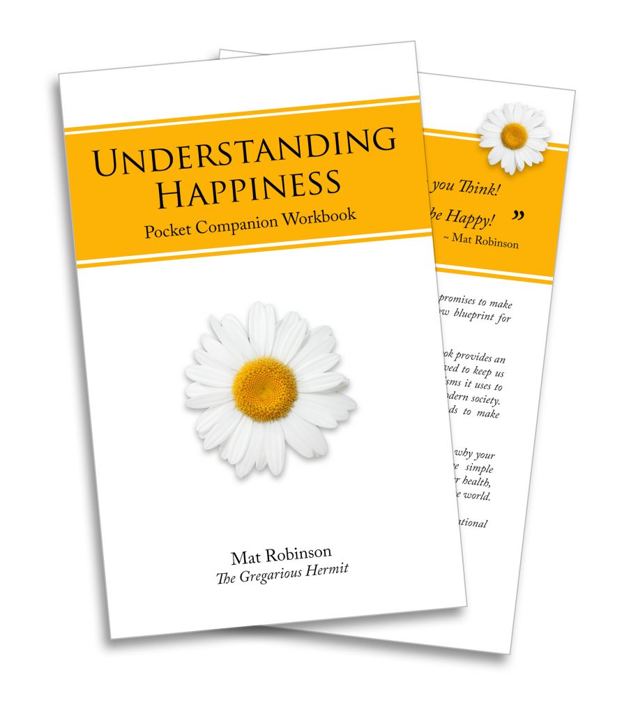 Understanding Happiness Book Cover - Front and Back